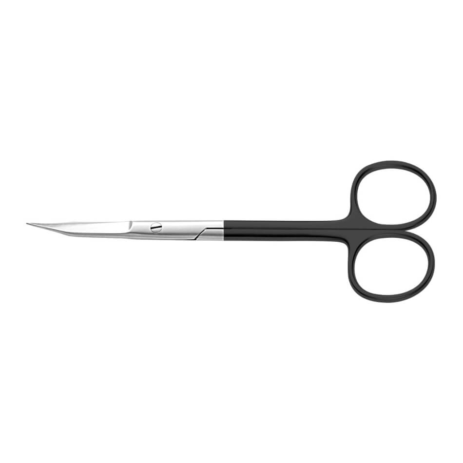 Goldman Fox takket supercut saks, 5" (12,5 cm), buet