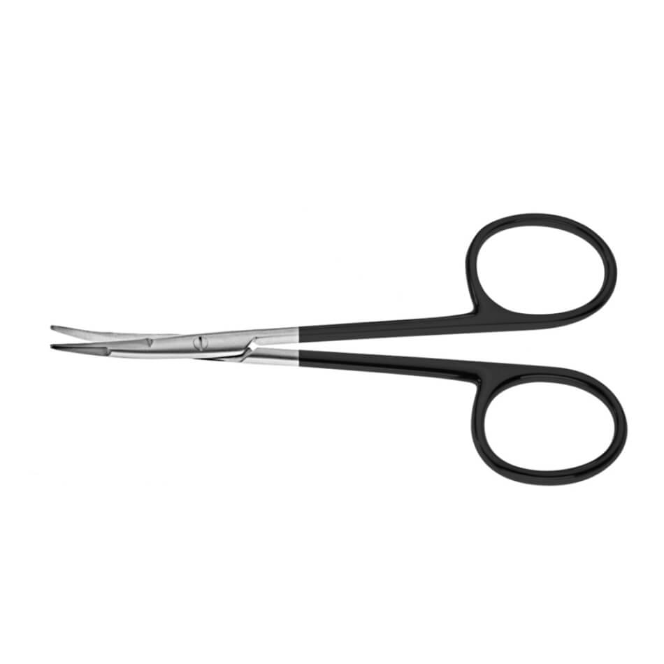 Kaye Serrated Supercut Scissors, 4-1/2″ (11.5cm), Curved