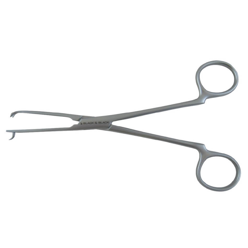 A pair of Marten Facial Marker with a scissor-like design and looped handles. The forceps have small, curved tips ideal for gripping and holding objects during medical procedures, particularly useful for facial flaps marking.